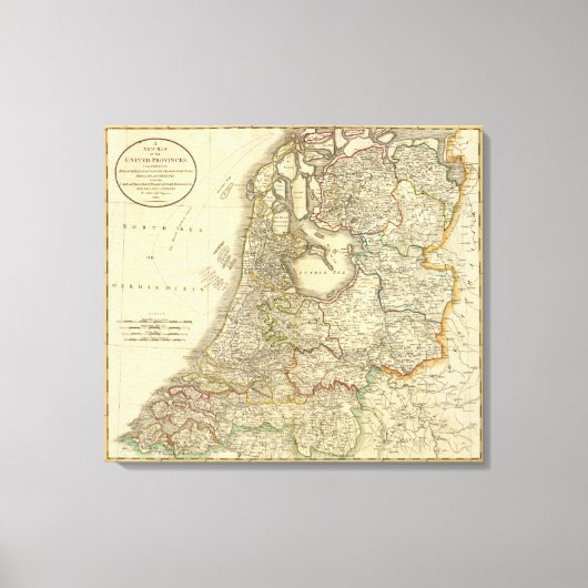 Verenigde provincies canvas afdruk (Voorkant)