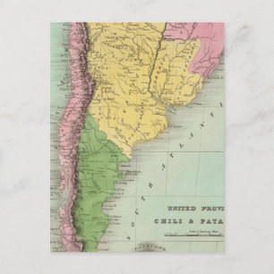 Verenigde provincies, Chili en Patagonia Briefkaart