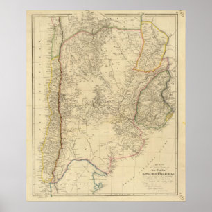 Verenigde provincies La Plata, Banda Oriental Poster