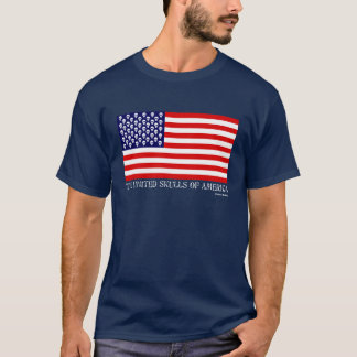 Verenigde Skulls van Amerika T-shirt