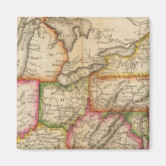 Verenigde Staten 11 Magneet (Voorkant)