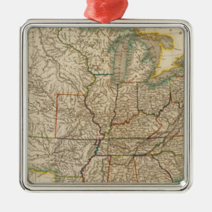 Verenigde Staten 12 Metalen Ornament