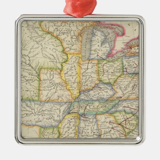 Verenigde Staten 13 Metalen Ornament (Voorkant)
