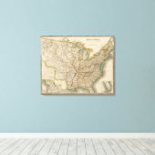 Verenigde Staten 14 Canvas Afdruk (Insitu (Houten vloer))