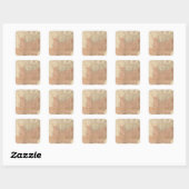 Verenigde Staten 14 Vierkante Sticker (Vel)