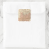 Verenigde Staten 14 Vierkante Sticker (Tas)
