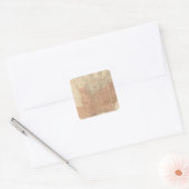 Verenigde Staten 14 Vierkante Sticker (Envelop)