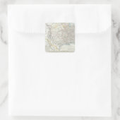 Verenigde Staten 14 Vierkante Sticker (Tas)