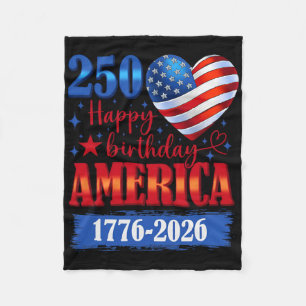 Verenigde Staten 1776 2026 4 juli 250ste verjaarda Fleece Deken