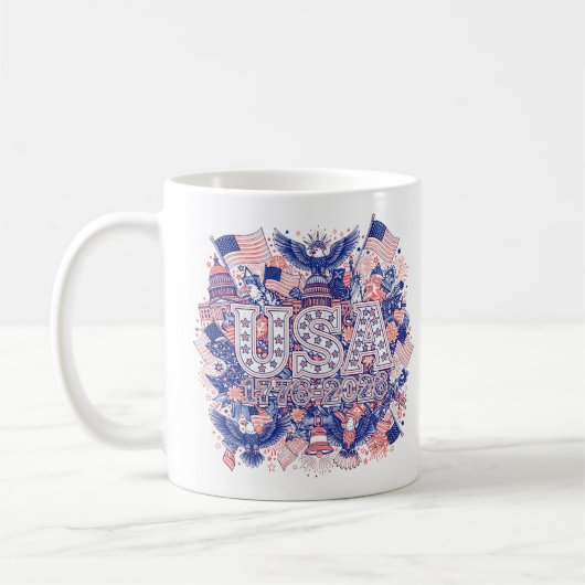 Verenigde Staten 1776-2026 Koffiemok (Links)