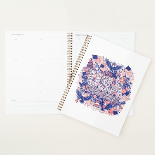Verenigde Staten 1776-2026 Planner (Display)