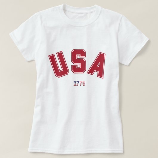Verenigde Staten 1776 T-shirt (Design voorkant)
