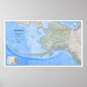 "Verenigde Staten: 1994/heden Alaska - Gedetaillee Poster