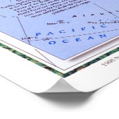 " Verenigde Staten: 1996/1996 - Fysieke landschaps Poster (Hoek)