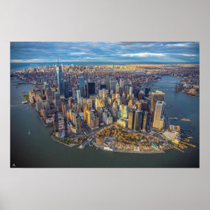 " Verenigde Staten: 2020/2010 New York City - Skyl Poster