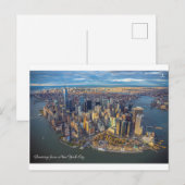 "Verenigde Staten: 2020/Today NEW YORK CITY - Skyl Briefkaart (Voorkant / Achterkant)
