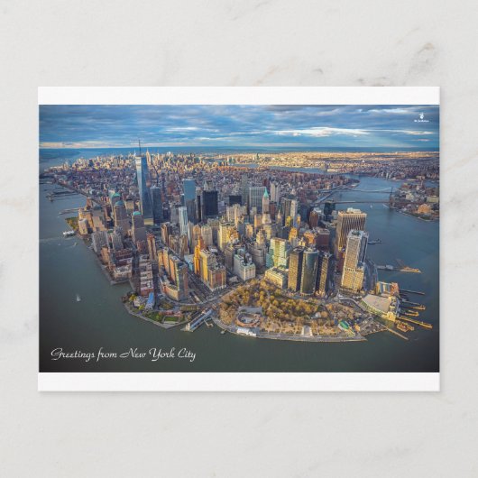 "Verenigde Staten: 2020/Today NEW YORK CITY - Skyl Briefkaart (Voorkant)