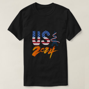 Verenigde Staten 2024 Pairs Olympisch T-shirt