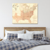 Verenigde Staten 20 Canvas Afdruk (Insitu (Slaapkamer))