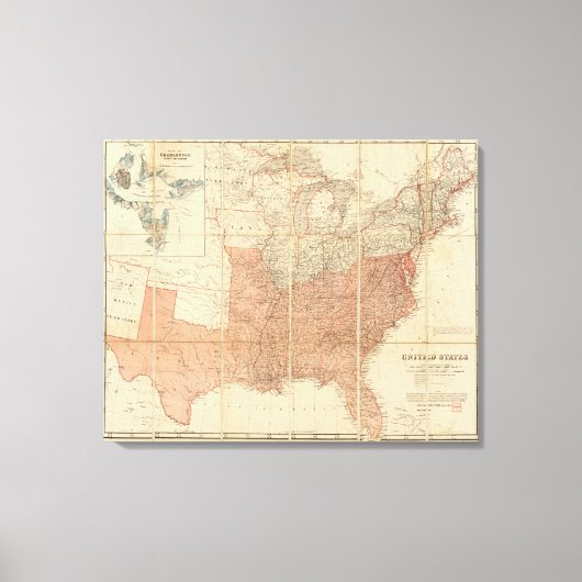 Verenigde Staten 20 Canvas Afdruk (Voorkant)