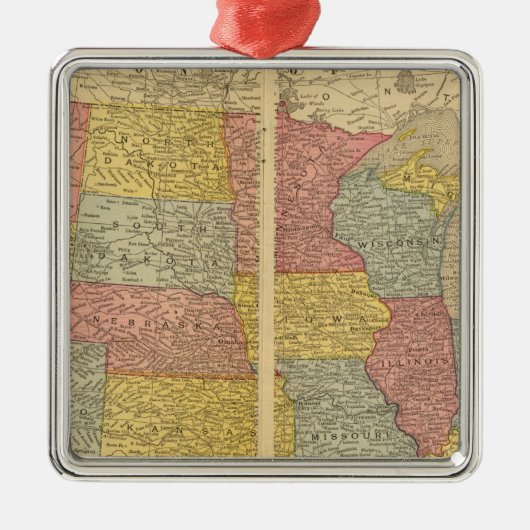 Verenigde Staten 21 Metalen Ornament (Voorkant)