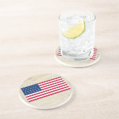 Verenigde Staten 23 Star Flag Zandsteen Onderzetter (Zijkant)