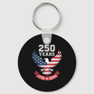 Verenigde Staten 250 Jaar 1776 2026 Patriottische Sleutelhanger