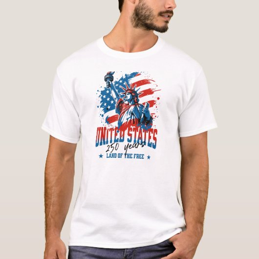 Verenigde Staten 250 Jaar T-shirt (Voorkant)