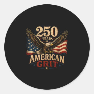 Verenigde Staten 250 jaar vierde juli patriottisch Ronde Sticker