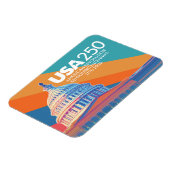 Verenigde Staten 250 Verjaardag Hoofdstad - Americ Magneet (Linkerzijde)