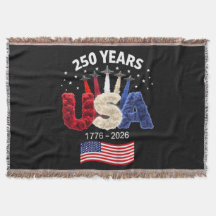Verenigde Staten 250e verjaardag Amerikaanse vlag Deken