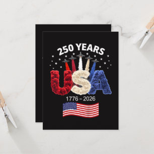 Verenigde Staten 250e verjaardag Amerikaanse vlag Kaart