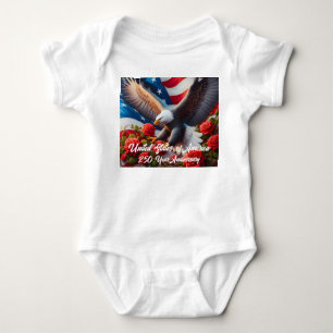 Verenigde Staten 250e Verjaardag Baby Eén-delig Ro Romper