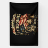Verenigde Staten 250e Verjaardagsviering Spandoek (Verticaal)