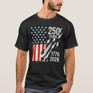Verenigde Staten 250ste Jubileum 1776-2026 Semiqui T-shirt