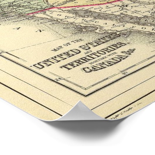 Verenigde Staten 28 Poster (Hoek)