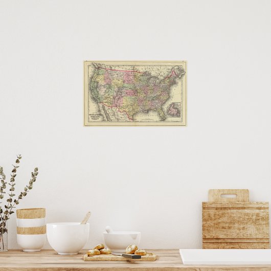 Verenigde Staten 28 Poster (Keuken)