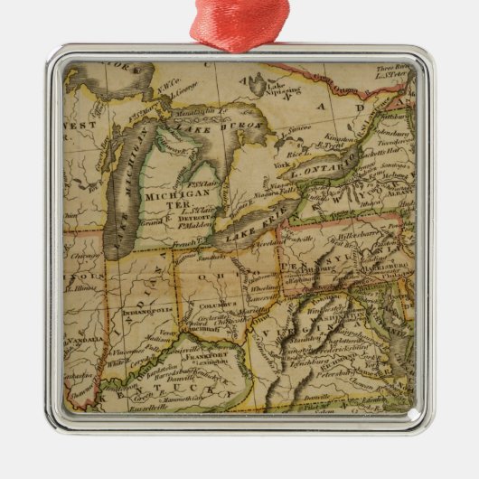 Verenigde Staten 2 Metalen Ornament (Voorkant)