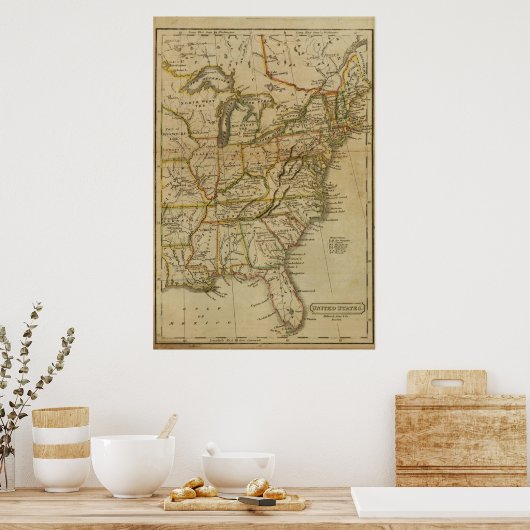 Verenigde Staten 2 Poster (Keuken)