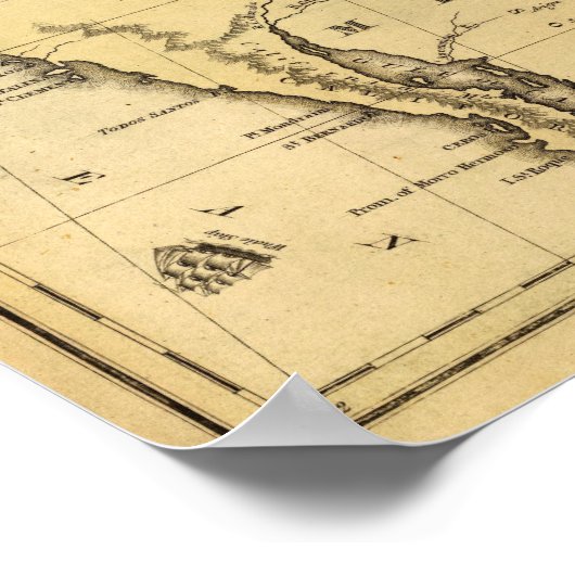 Verenigde Staten 36 Poster (Hoek)