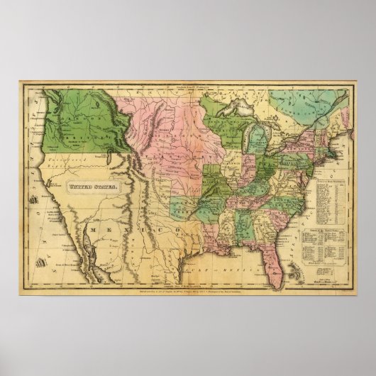 Verenigde Staten 36 Poster (Voorkant)