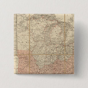 Verenigde Staten 37 Vierkante Button 5,1 Cm