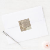 Verenigde Staten 39 Vierkante Sticker (Envelop)