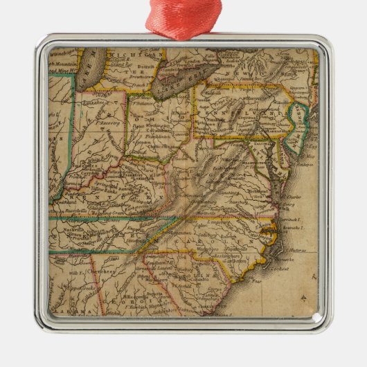 Verenigde Staten 3 Metalen Ornament (Voorkant)