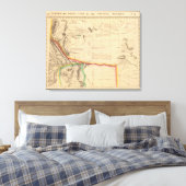 Verenigde Staten 48 Canvas Afdruk (Insitu (Slaapkamer))