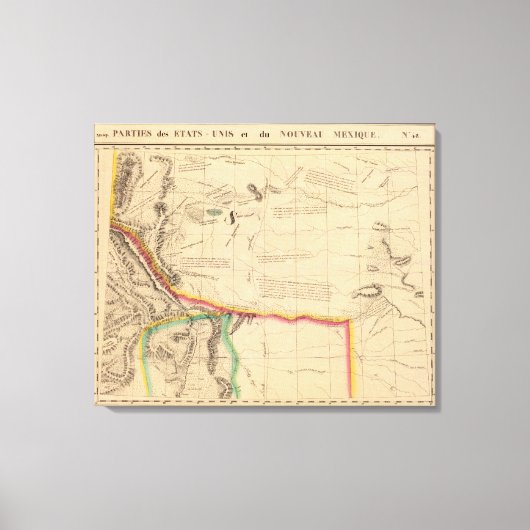 Verenigde Staten 48 Canvas Afdruk (Voorkant)