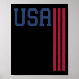 Verenigde Staten 4 juli Amerikaanse vlag Poster