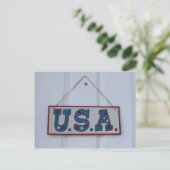 Verenigde Staten 4 juli Hang Briefkaart (Staand voorkant)