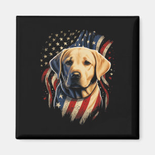 Verenigde Staten 4 juli Yellow Patriotic American Magneet
