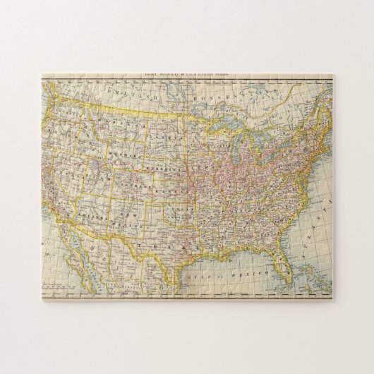 Verenigde Staten 4 Legpuzzel (Horizontaal)